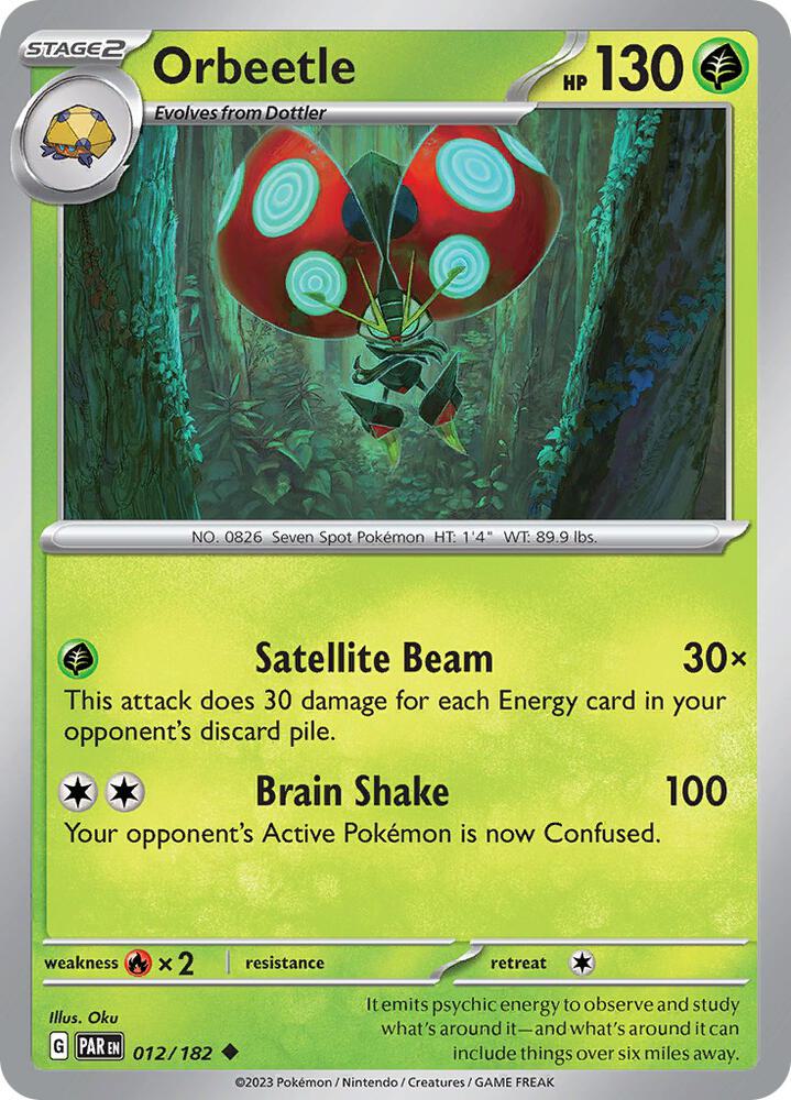 Orbeetle - 012/182 Uncommon SV04: Paradox Rift