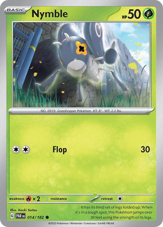Nymble - 014/182 014/182 Common Paradox Rift Pokémon card