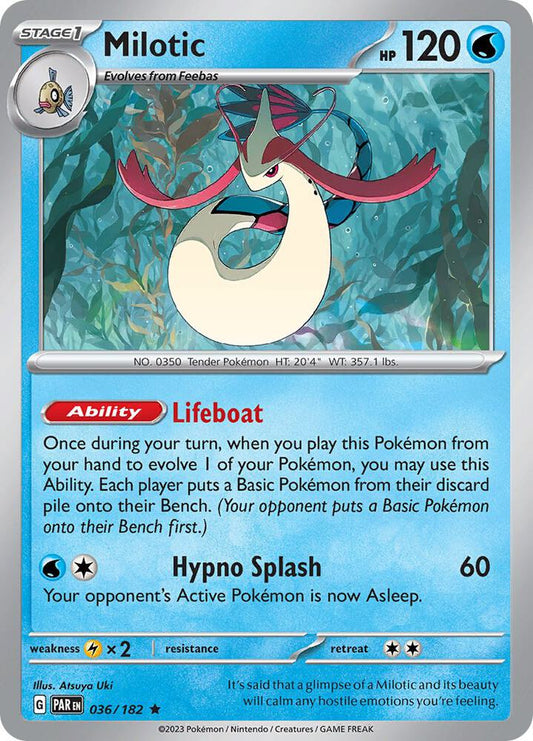 Milotic - 036/182 Rare SV04: Paradox Rift