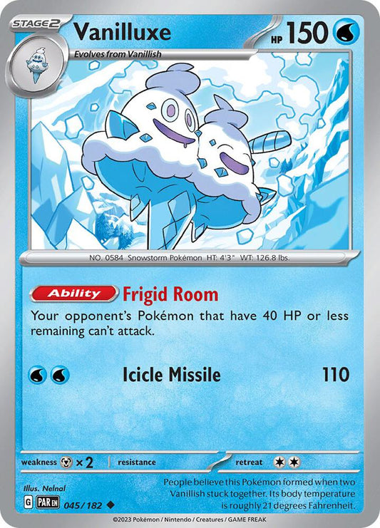 Vanilluxe - 045/182 Uncommon SV04: Paradox Rift