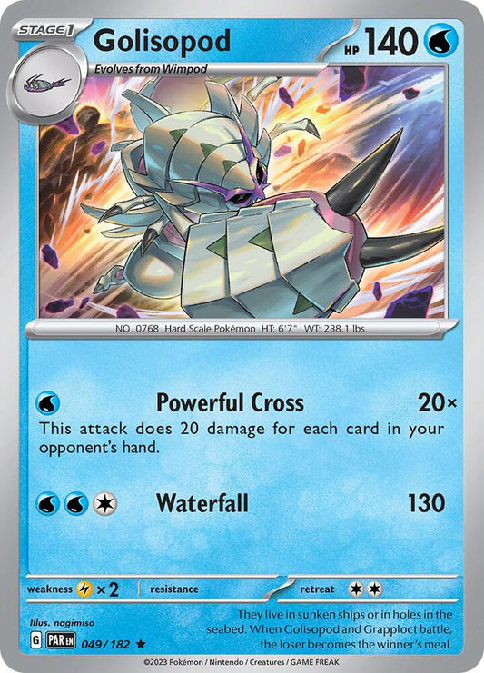 Golisopod 049/182 Rare Paradox Rift Pokémon card