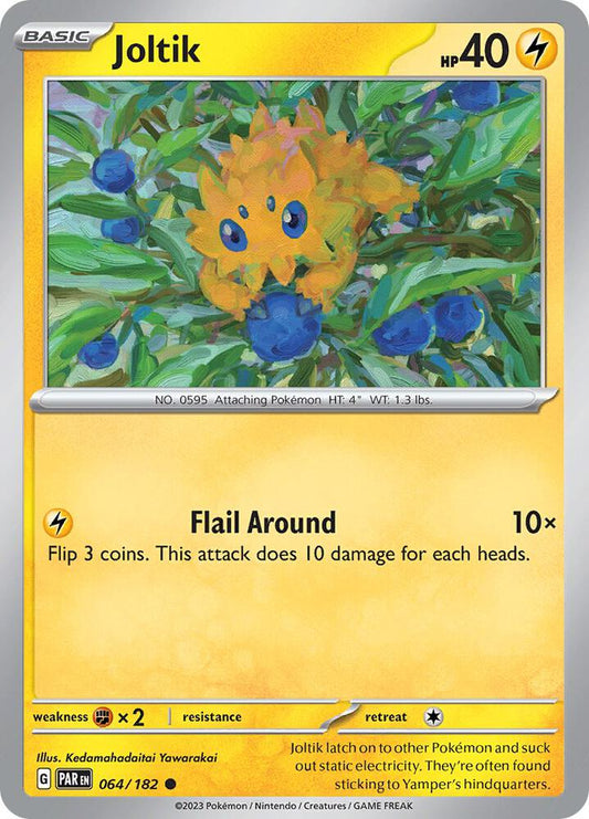 Joltik - 064/182 064/182 Common Paradox Rift Pokémon card