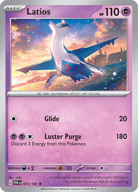 Latios - 073/182 Rare SV04: Paradox Rift