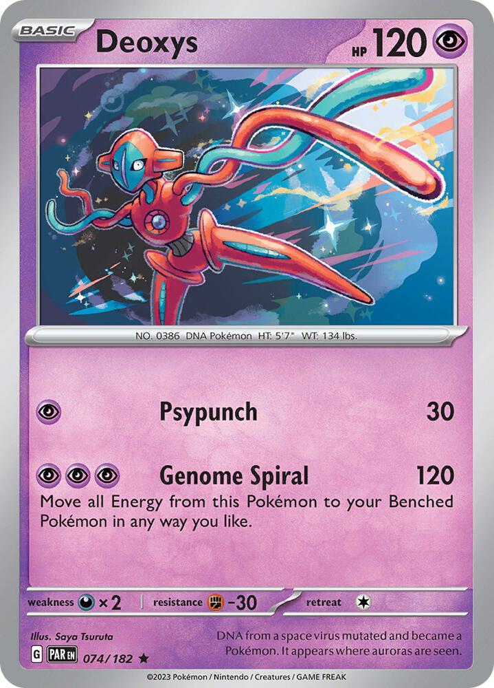 Deoxys - 074/182 Rare SV04: Paradox Rift