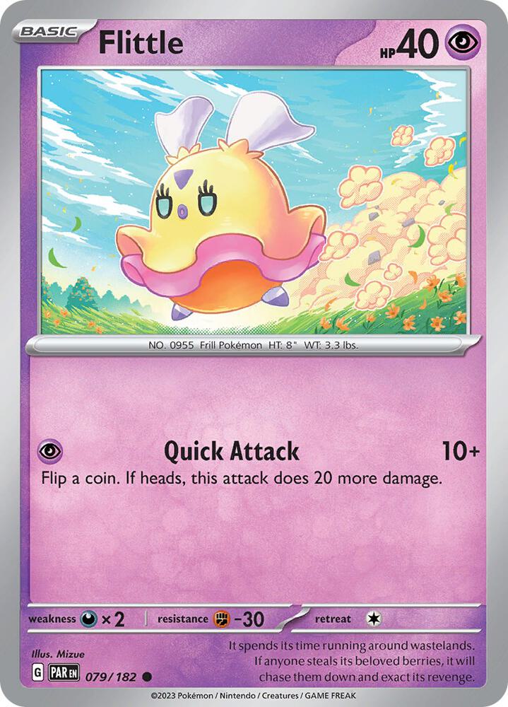 Flittle - 079/182 079/182 Common Paradox Rift Pokémon card