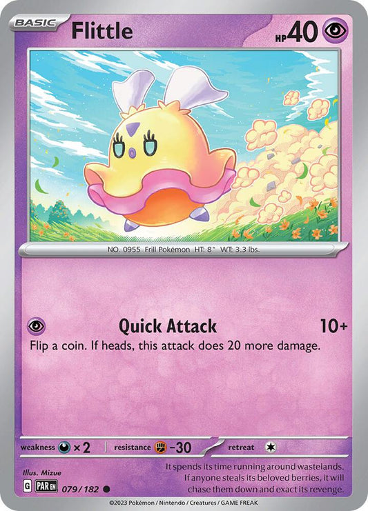 Flittle - 079/182 079/182 Common Paradox Rift Pokémon card
