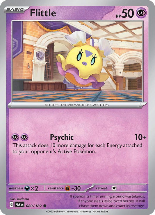 Flittle - 080/182 080/182 Common Paradox Rift Pokémon card