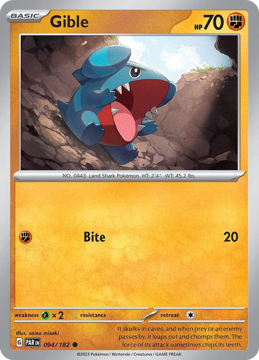 Gible - 094/182 Common SV04: Paradox Rift
