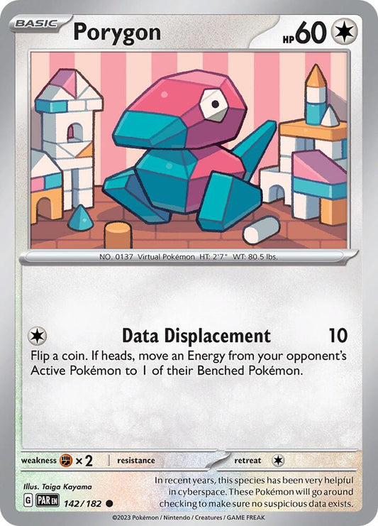 Porygon - 142/182 Common SV04: Paradox Rift