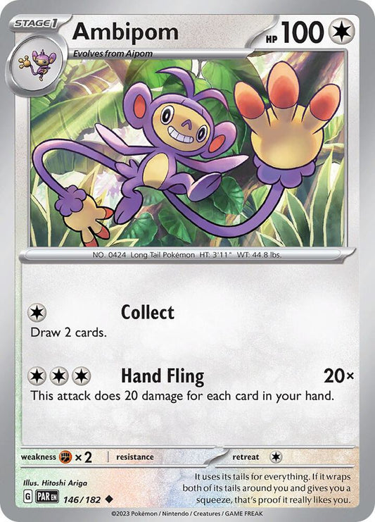 Ambipom - 146/182 Uncommon SV04: Paradox Rift