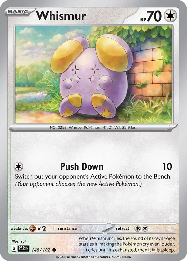 Whismur - 148/182 Common SV04: Paradox Rift