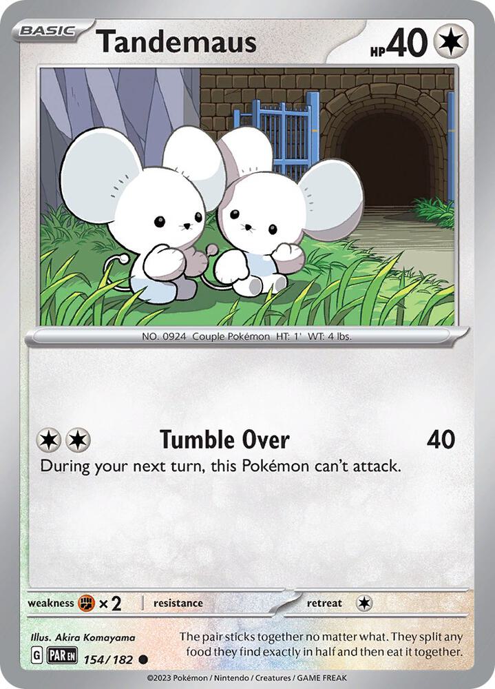 Tandemaus - 154/182 154/182 Common Paradox Rift Pokémon card