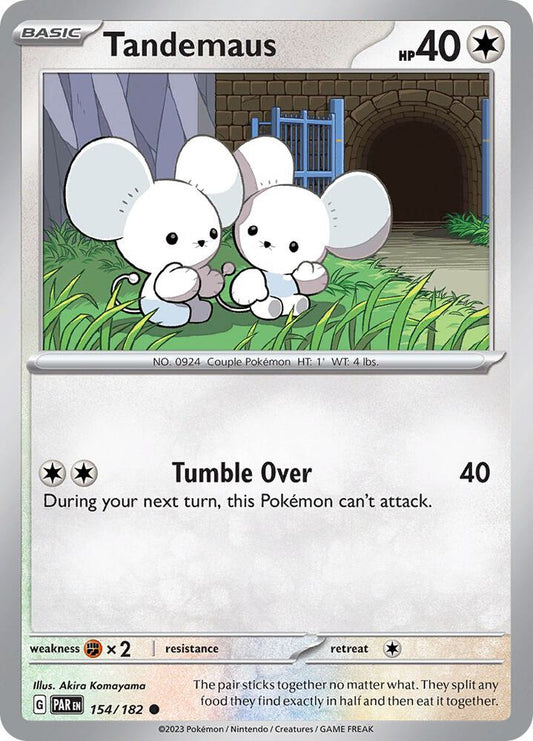 Tandemaus - 154/182 154/182 Common Paradox Rift Pokémon card