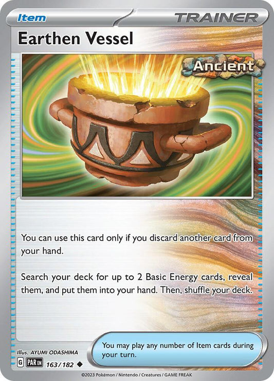 Earthen Vessel 163/182 Uncommon Paradox Rift Pokémon card