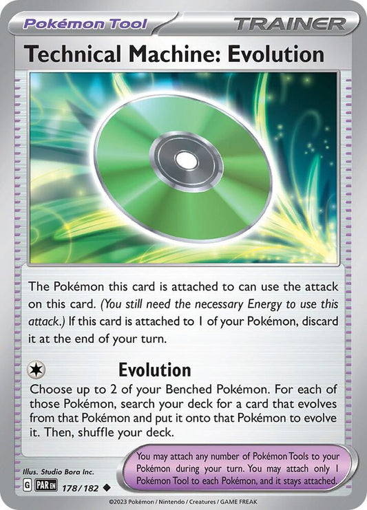 Technical Machine: Evolution 178/182 Uncommon Paradox Rift Pokémon card