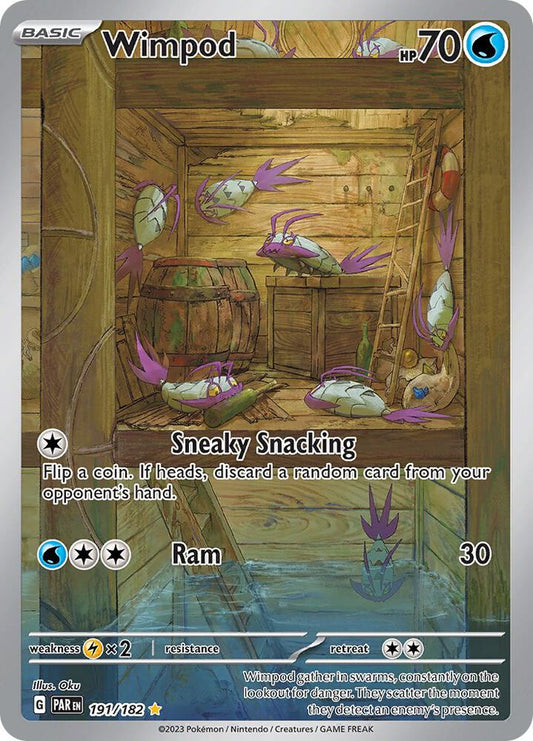Wimpod - 191/182 191/182 Illustration Rare Paradox Rift Pokémon card