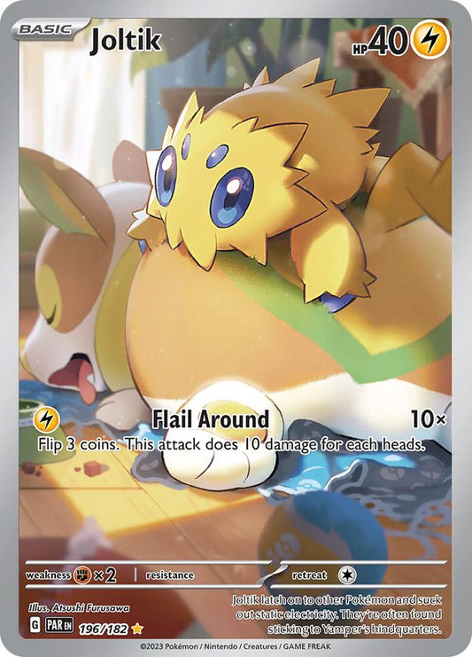 Joltik - 196/182 196/182 Illustration Rare Paradox Rift Pokémon card