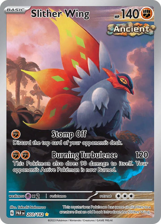 Slither Wing - 203/182 203/182 Illustration Rare Paradox Rift Pokémon card