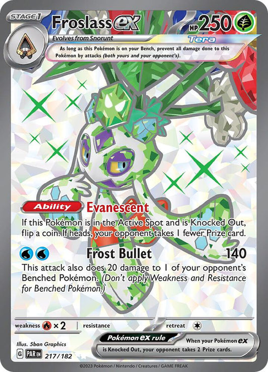 Froslass ex - 217/182 217/182 Ultra Rare Paradox Rift Pokémon card