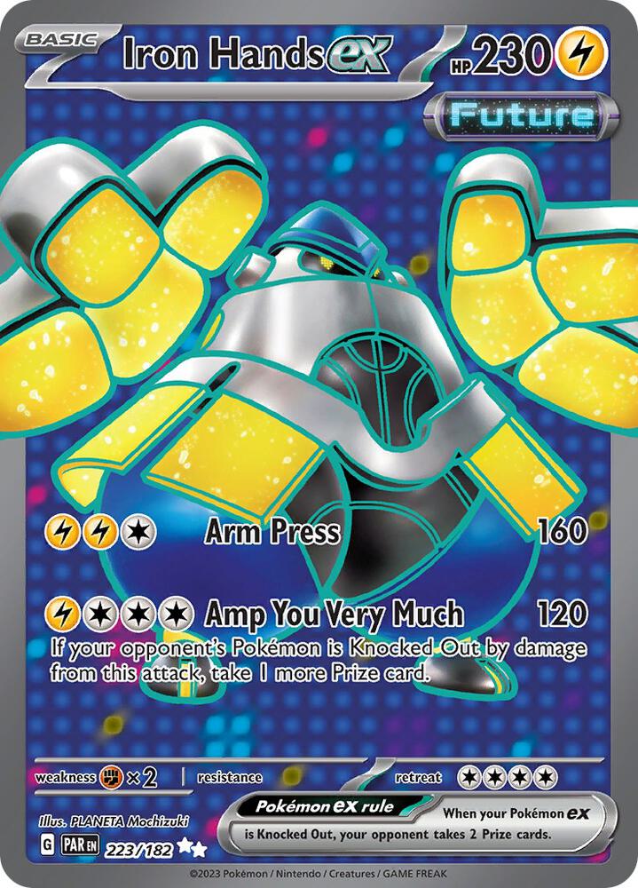 Iron Hands ex - 223/182 Ultra Rare SV04: Paradox Rift