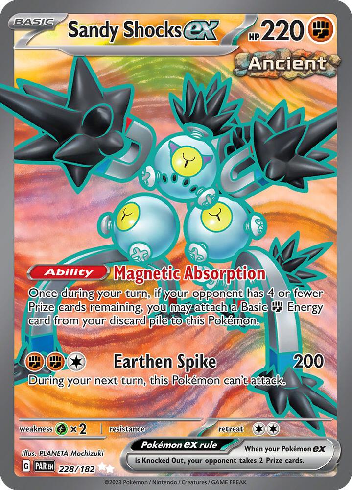 Sandy Shocks ex - 228/182 Ultra Rare SV04: Paradox Rift