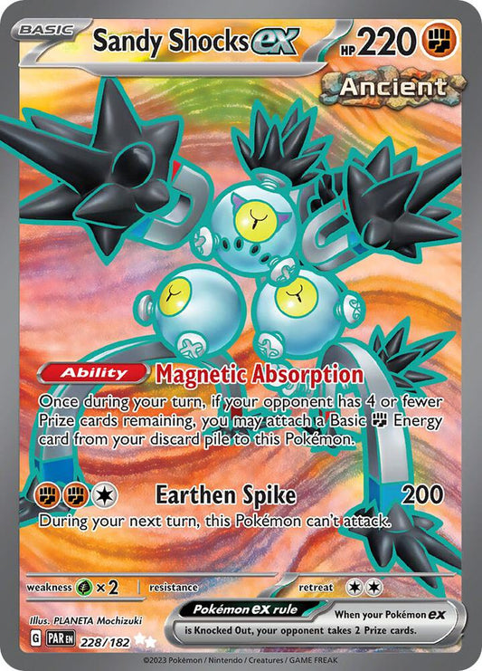 Sandy Shocks ex - 228/182 228/182 Ultra Rare Paradox Rift Pokémon card