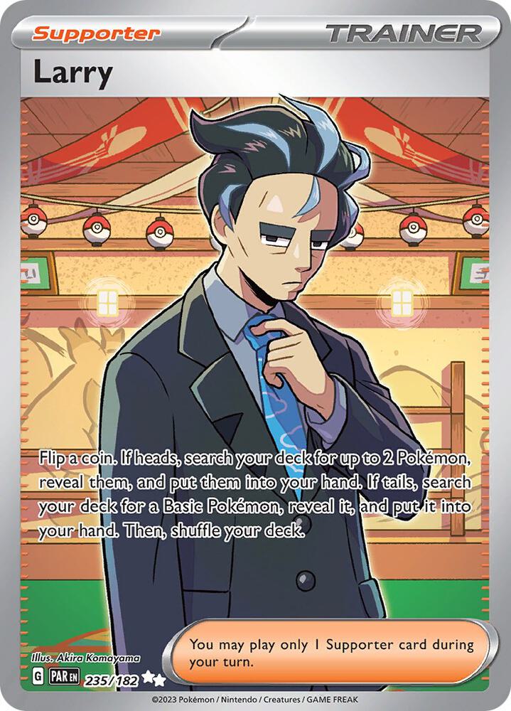 Larry - 235/182 Ultra Rare SV04: Paradox Rift