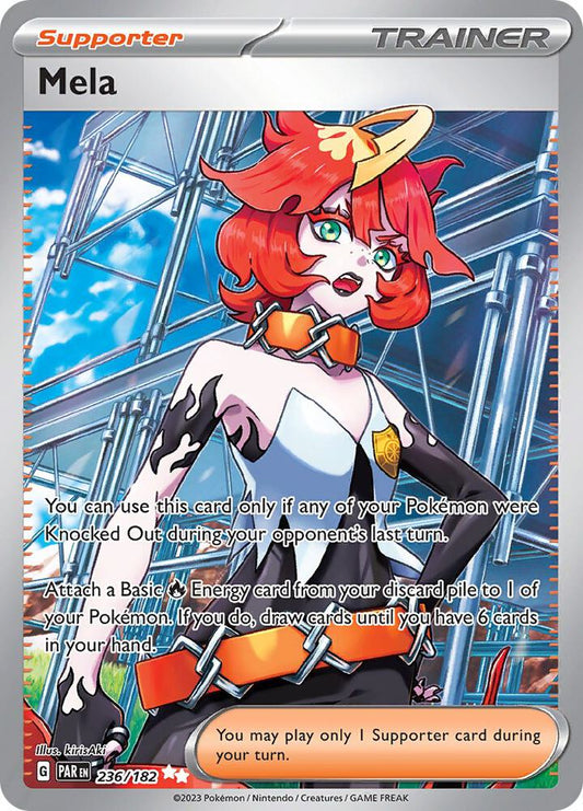 Mela - 236/182 236/182 Ultra Rare Paradox Rift Pokémon card