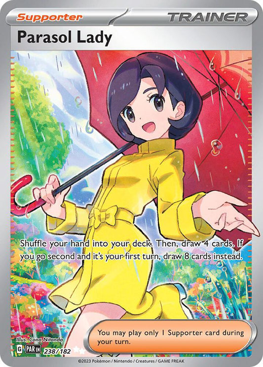Parasol Lady - 238/182 238/182 Ultra Rare Paradox Rift Pokémon card