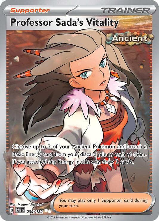 Professor Sada's Vitality - 239/182 239/182 Ultra Rare Paradox Rift Pokémon card