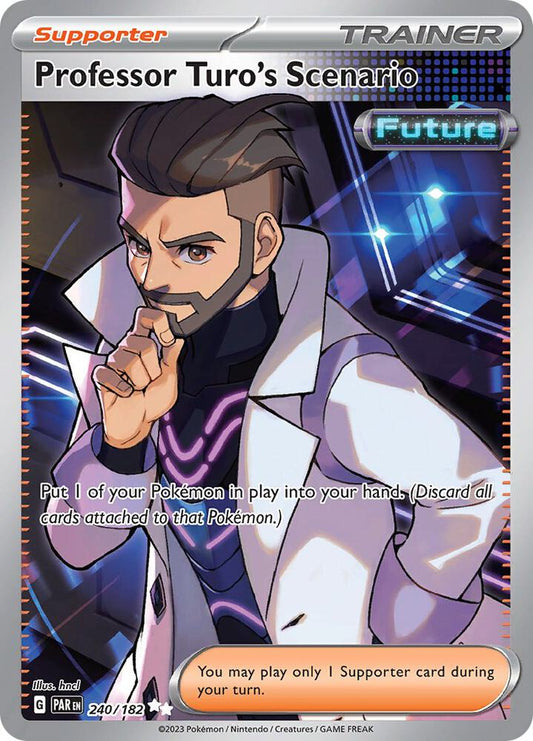 Professor Turo's Scenario - 240/182 240/182 Ultra Rare Paradox Rift Pokémon card