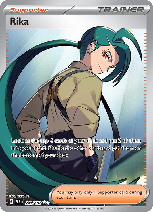 Rika - 241/182 241/182 Ultra Rare Paradox Rift Pokémon card