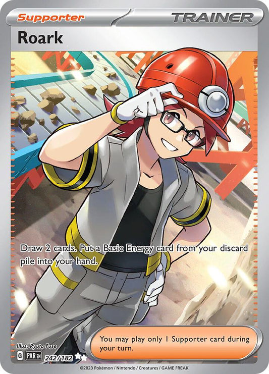 Roark - 242/182 242/182 Ultra Rare Paradox Rift Pokémon card