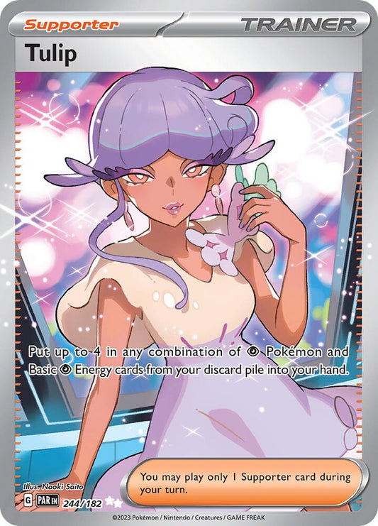 Tulip - 244/182 244/182 Ultra Rare Paradox Rift Pokémon card