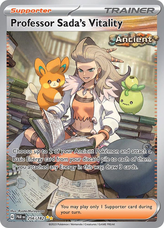 Professor Sada's Vitality - 256/182 Special Illustration Rare SV04: Paradox Rift