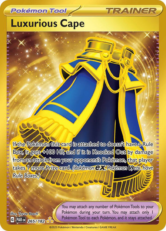 Luxurious Cape - 265/182 265/182 Hyper Rare Paradox Rift Pokémon card