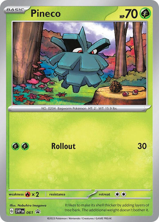 Pineco - 061 061 Promo Scarlet & Violet Promo Cards Pokémon card
