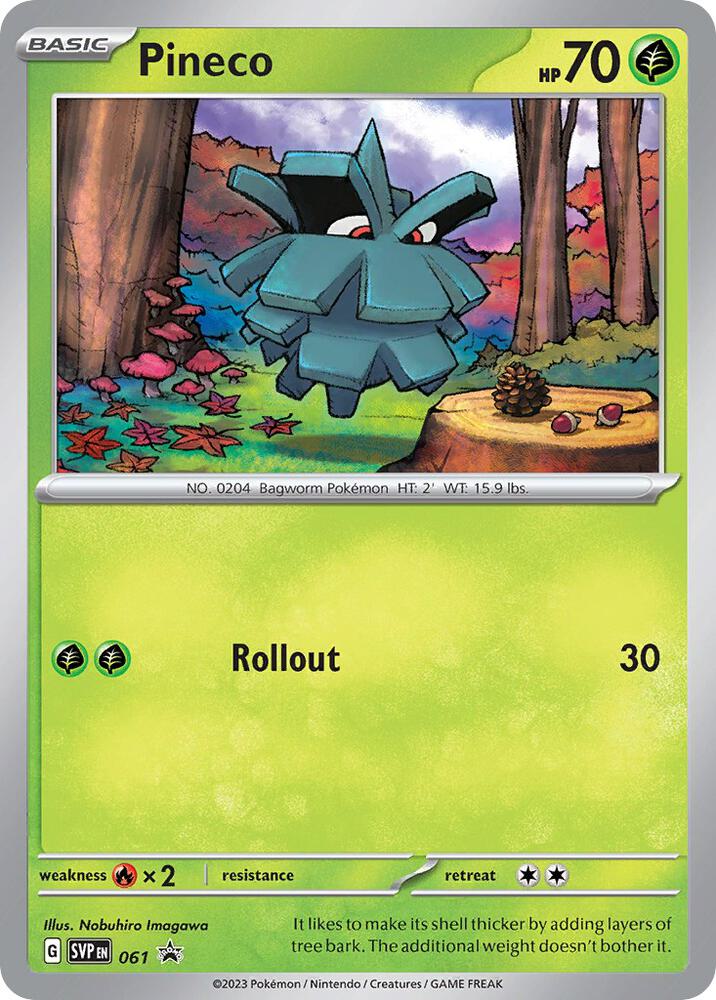 Pineco - 061 061 Promo Scarlet & Violet Promo Cards Pokémon card