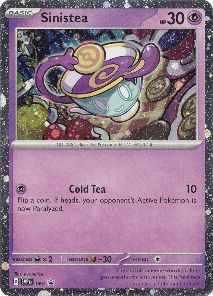 Sinistea - 062 062 Promo Scarlet & Violet Promo Cards Pokémon card