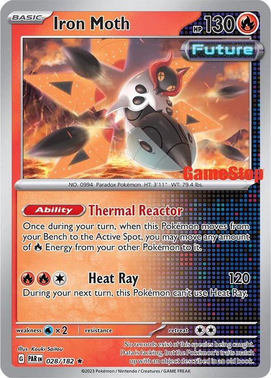 Iron Moth - 028/182 (Gamestop Promo) 028/182 Promo Miscellaneous Cards & Products Pokémon card