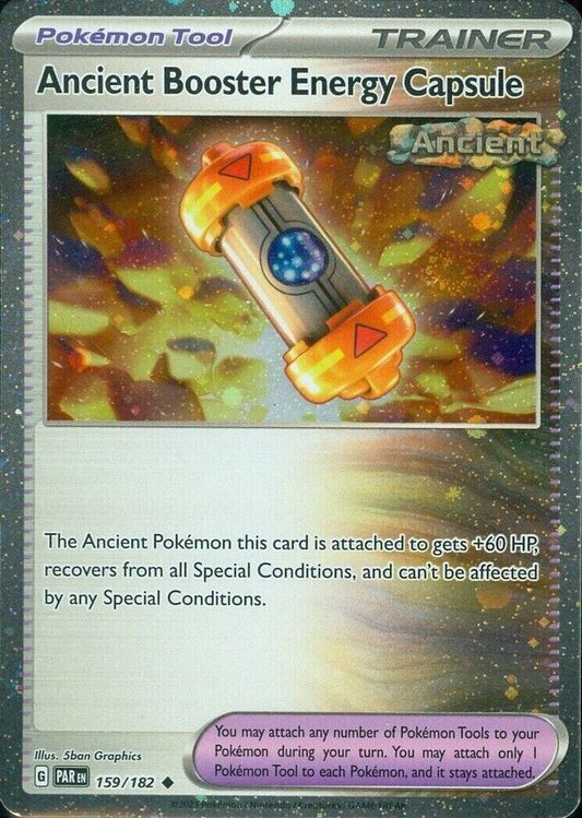 Ancient Booster Energy Capsule 159/182 Uncommon Miscellaneous Cards & Products Pokémon card