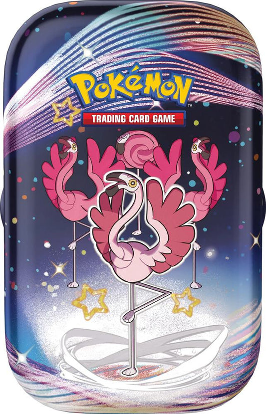 Paldean Fates Mini Tin [Flamigo] Pokémon card