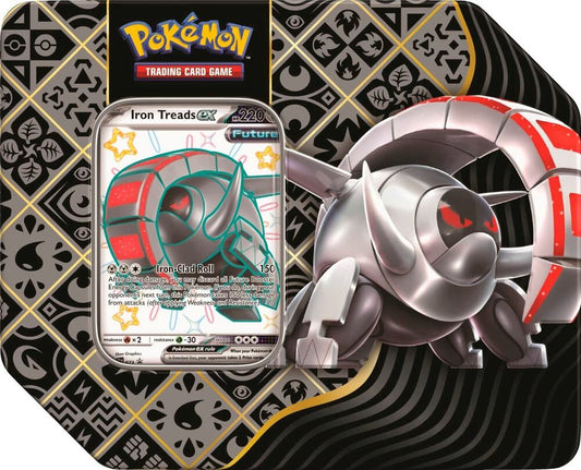 Paldean Fates Tin [Iron Treads ex] Pokémon card
