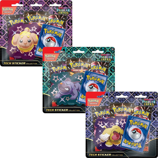 Paldean Fates Tech Sticker Collections [Set of 3] - SV: Paldean Fates