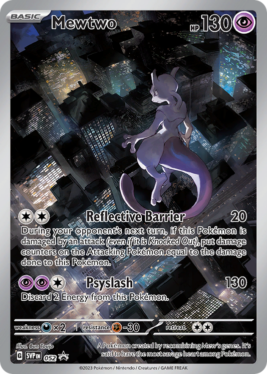 Mewtwo 052/165 Promo Scarlet & Violet Black Star Promos