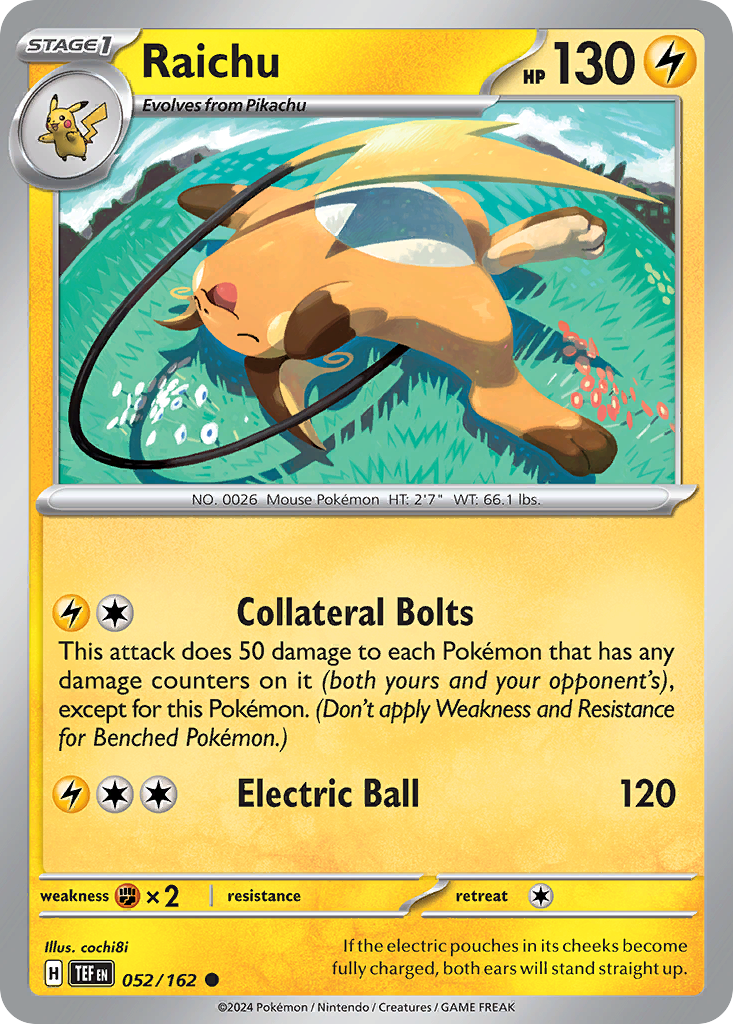 Raichu 052/162 Common Temporal Forces