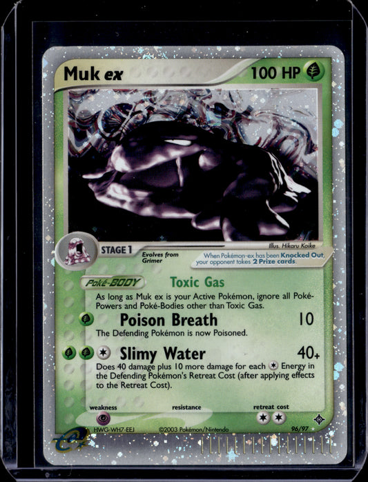 Muk ex Dragon #96/97 Holofoil Pokémon Card (front)