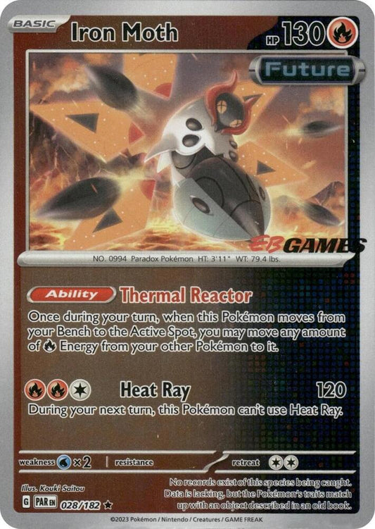 Iron Moth - 028/182 (EB Games Promo) 028/182 Promo Miscellaneous Cards & Products Pokémon card