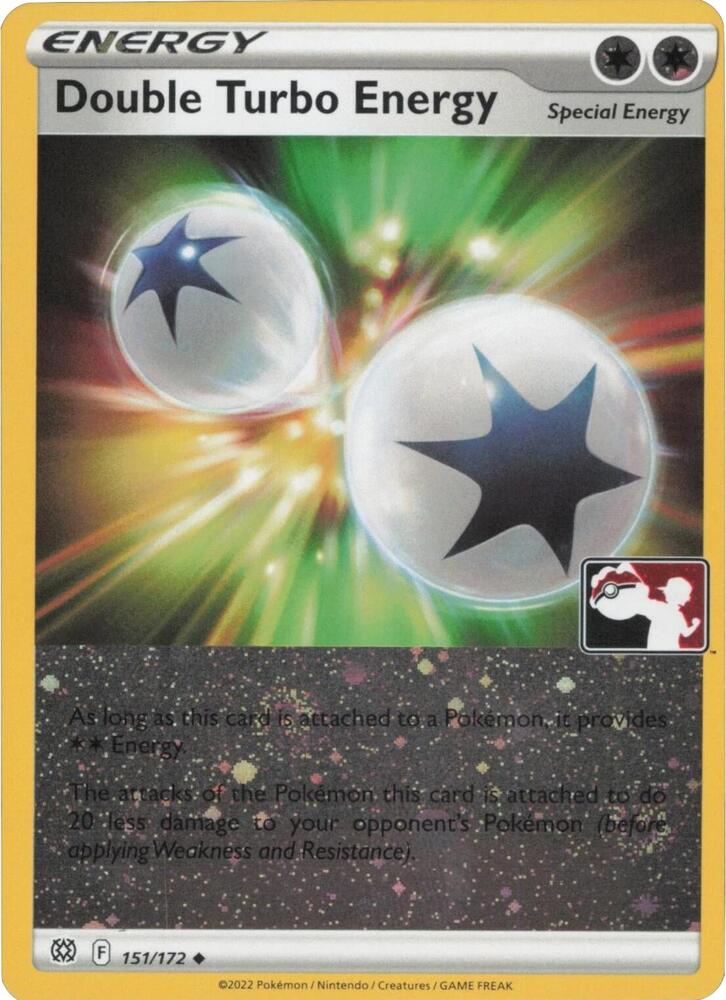 Double Turbo Energy - 151/172 (Cosmos Holo) 151/172 Uncommon Prize Pack Series Cards Pokémon card
