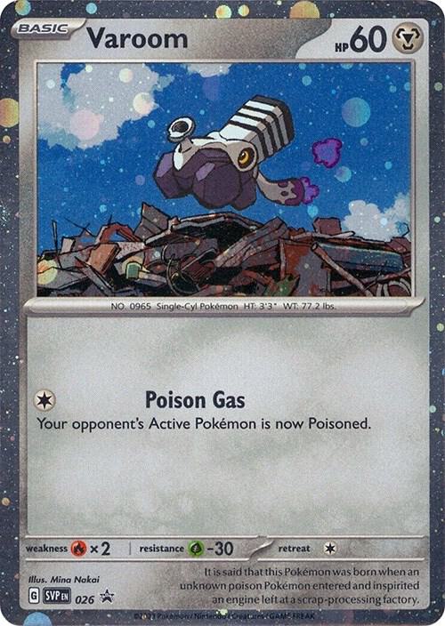 Varoom - 026 (Cosmos Holo) - 026 Promo SV: Scarlet & Violet Promo Cards
